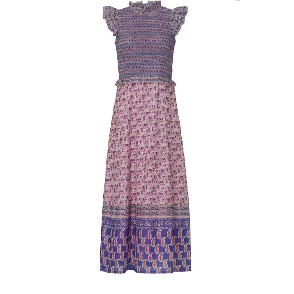 Sea NY “Bianca” Smocked Midi Dress. New.